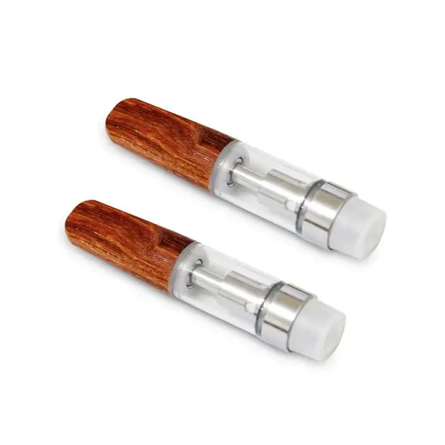 TH205 - Vape Carts Patronen Zerstäuber Kartusche - 510 Gewinde - Holz
