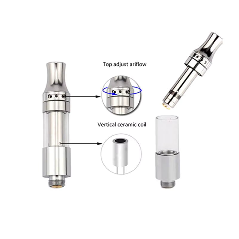 V9 - Vape Carts Patronen Zerstäuber Kartusche - 510 Gewinde - Metall