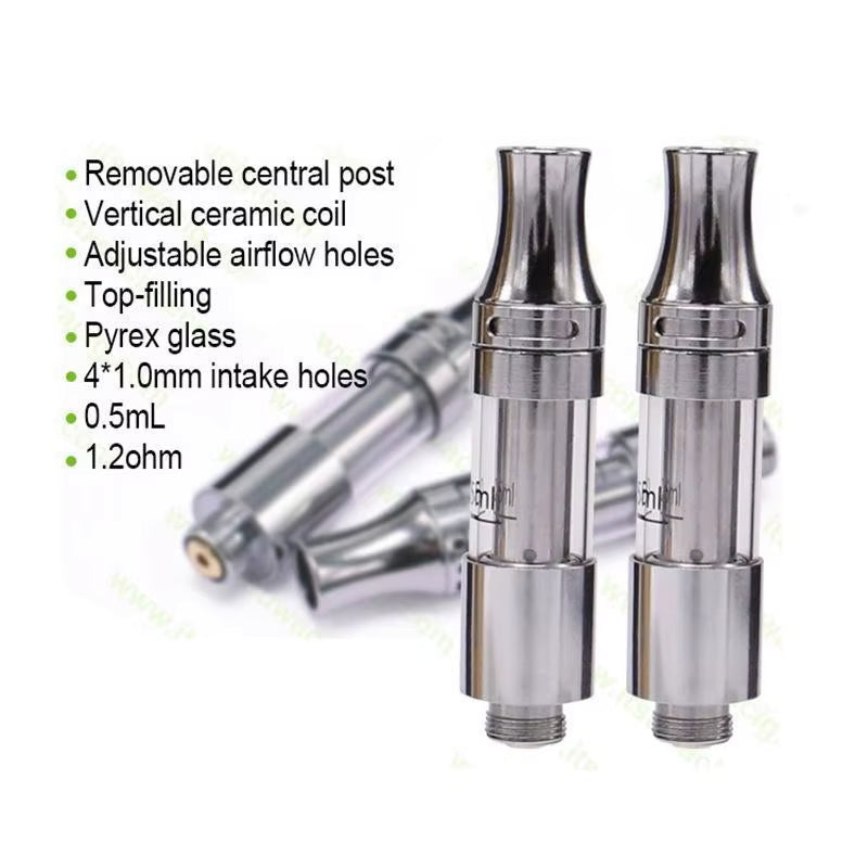 V9 - Vape Carts Patronen Zerstäuber Kartusche - 510 Gewinde - Metall